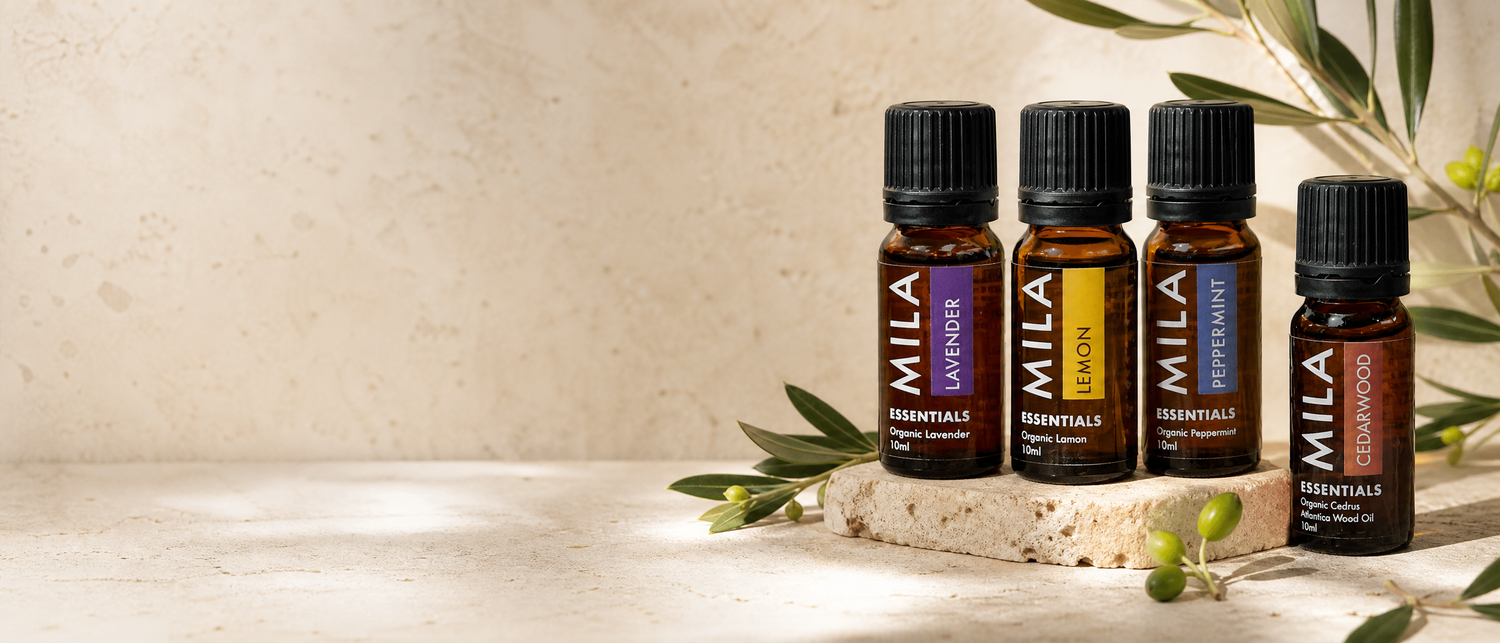 Mila Essentials essential oils collection