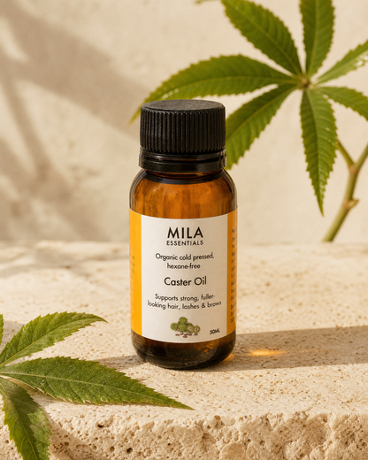 Organic Caster Oil — lifestyle image