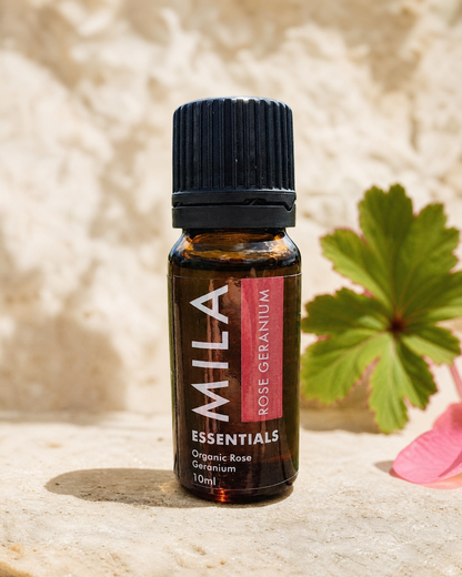 Rose Geranium Essential Oil — lifestyle image