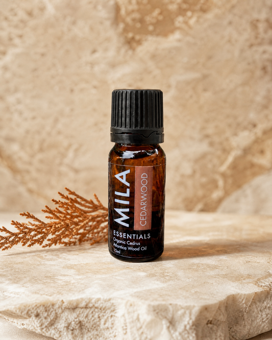 Cedarwood Essential Oil — lifestyle image