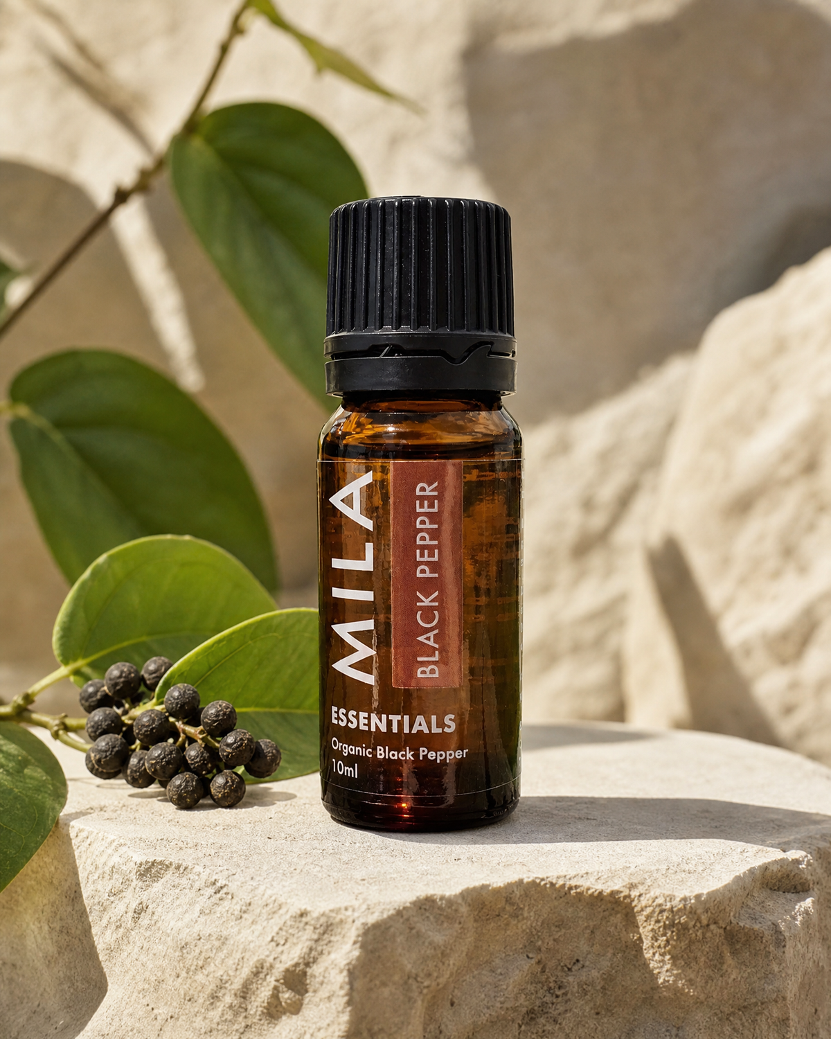 Black Pepper Essential Oil — lifestyle image
